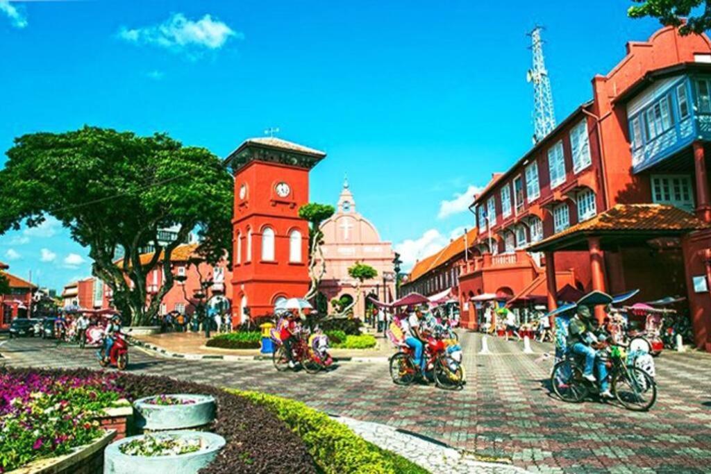 New! Jonker Street Loft 3Br Melaka 10Pax 아파트 외부 사진